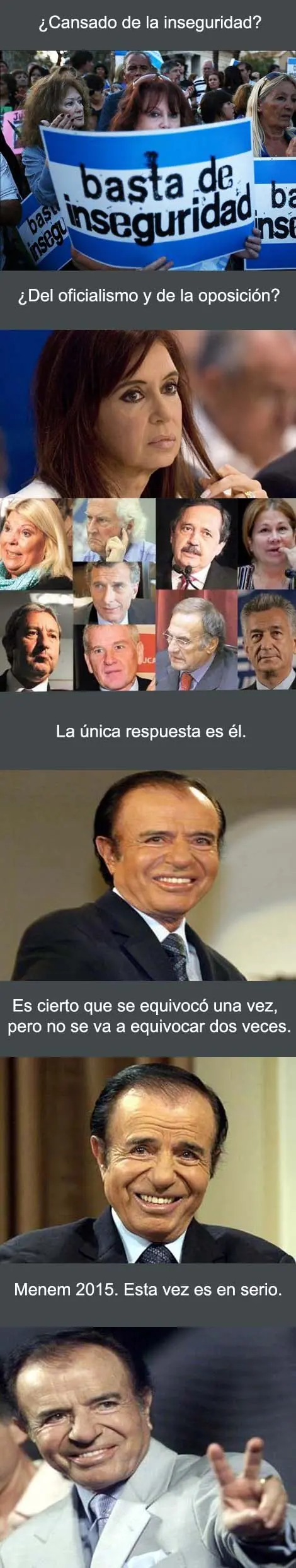 llega la oposición menem 2015