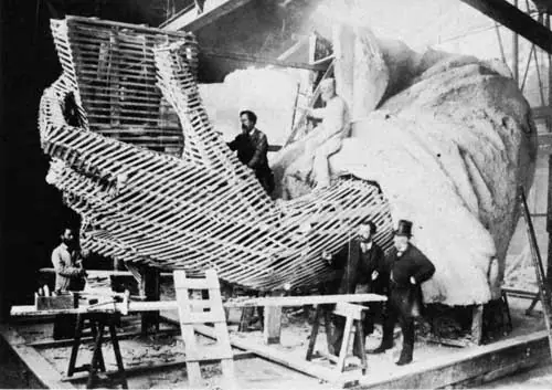 Curiosidades sobre construccion de la estatua de la libertad