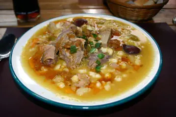 Locro criollo argentino.