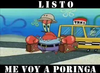 Memes "me voy a poringa"