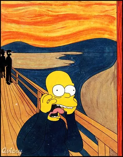 Los Simpson en el arte