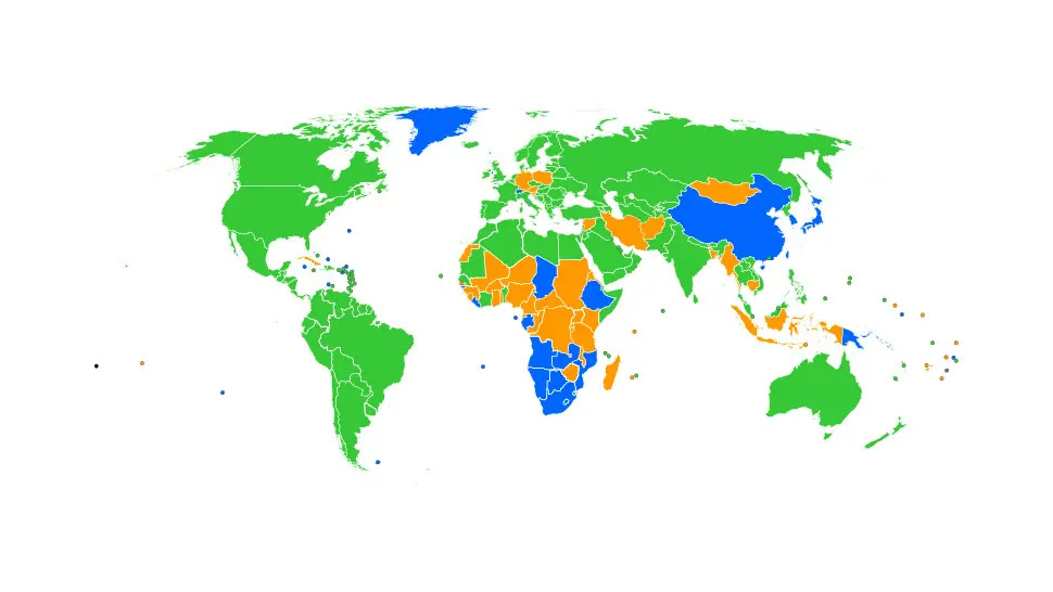 Los navegadores más populares en el mundo, país por país