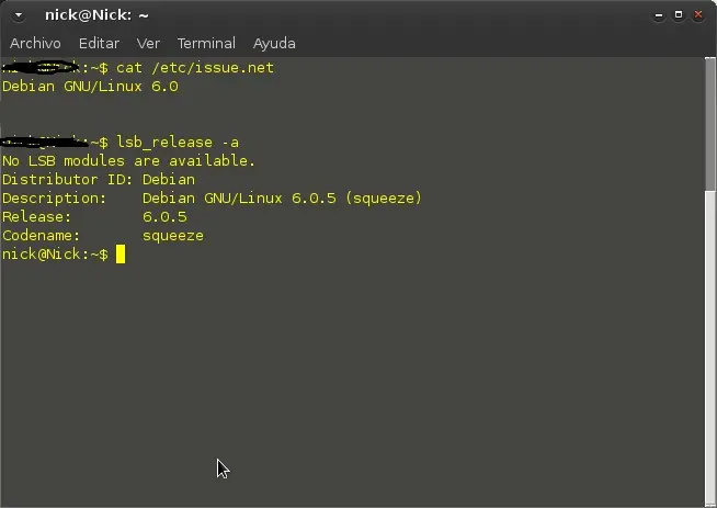 Saber la versión exacta de linux que tengo instalada