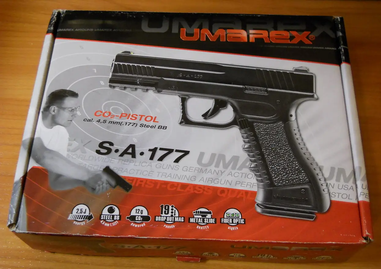AirGun Umarex SA177 (Glock); Detalles y Despiece