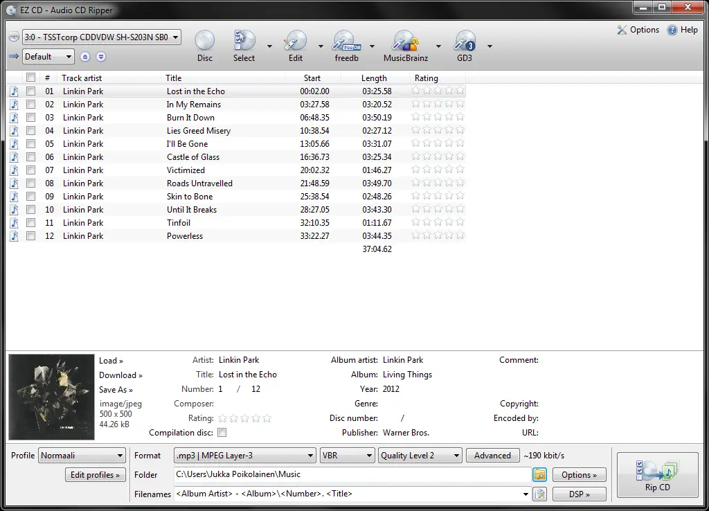 EZ CD Audio Converter v1.0.8 Portable (19/Febrero/2013)