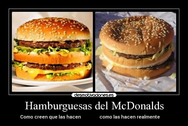 Supuesta carne de Macdonalds