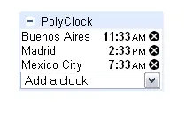 Reloj mundial en Gmail para ver la hora en varios países