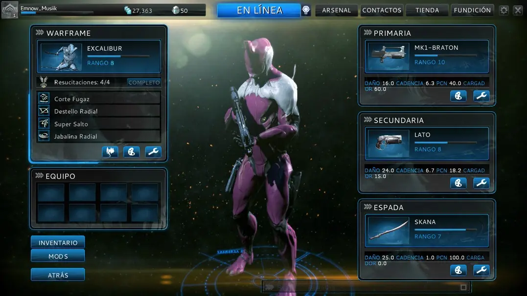 Warframe (Sorprende en descargas y jugadores online)