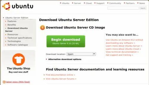 Crear Un Servidor Web en linux Ubuntu Server 2010 parte 1º