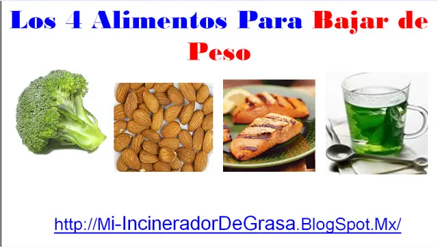 Cómo Bajar De Peso Rápido - 4 Alimentos Para Bajar De Peso
