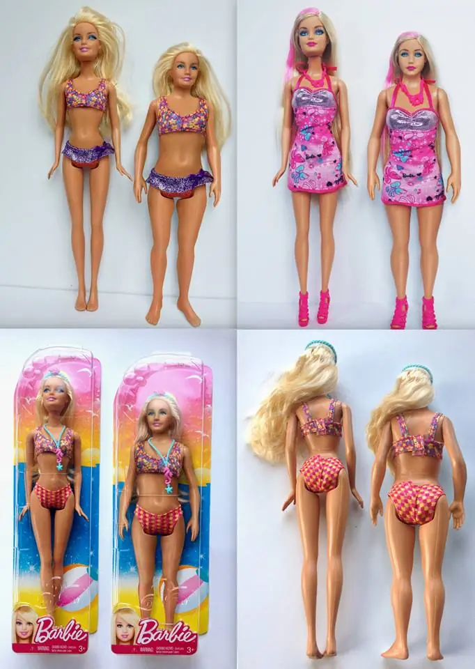 Cómo sería Barbie si fuera una mujer real