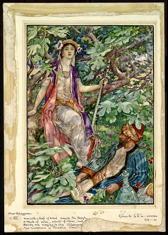 Rubaiyat de Omar Khayyam, para reflexionar con un buen vino