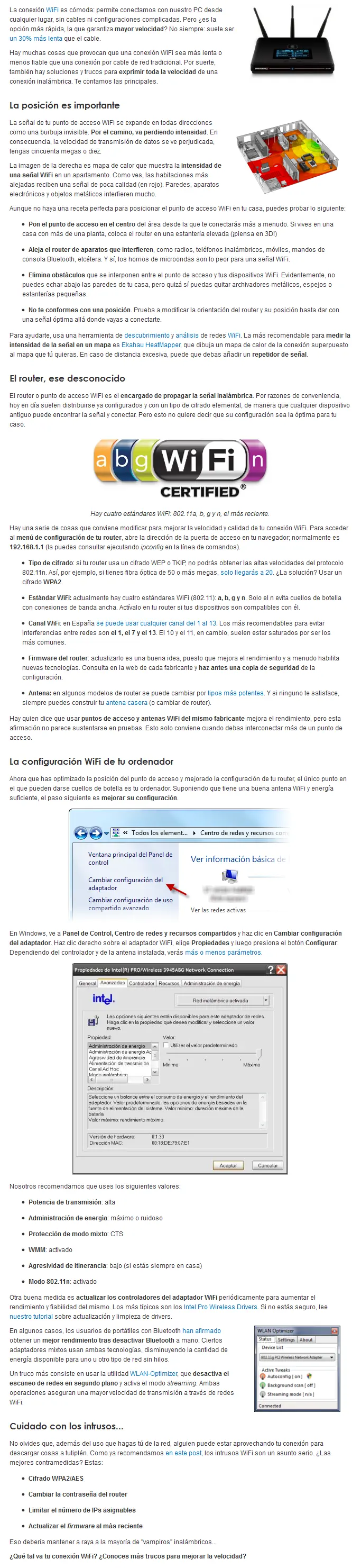 Aumentar la señal WIFI