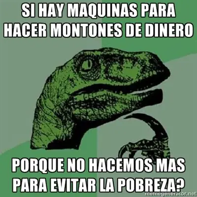 ¿Porqué no podemos imprimir más dinero?
