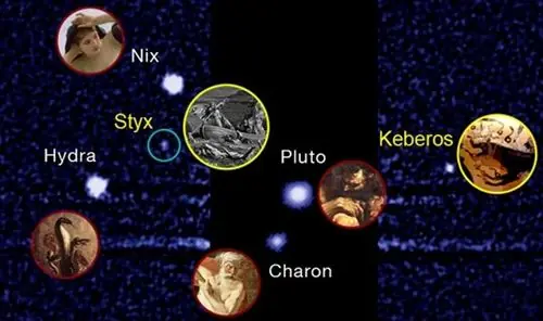 Las lunas de Plutón, bautizadas como Kerberos y Styx