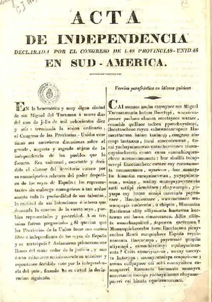 ¿Qué pasó el 9 de Julio de 1816?
