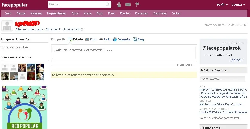 La nueva red social de Luis Delia