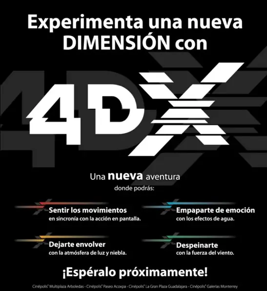 4dx la nueva dimension! increible! muy interesante! entra!