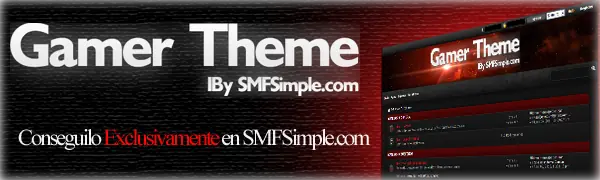 Gamer Theme Para foros SMF 2.0.3