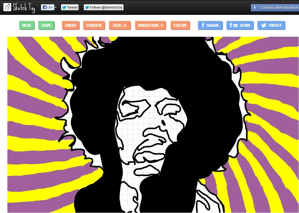 Dibuje a Jimmy Hendrix Paso a Paso