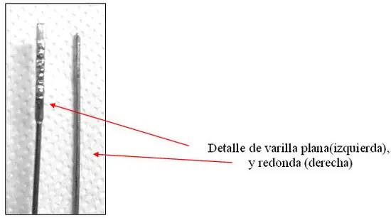 Maquina de tatuar, Barillas y agujas