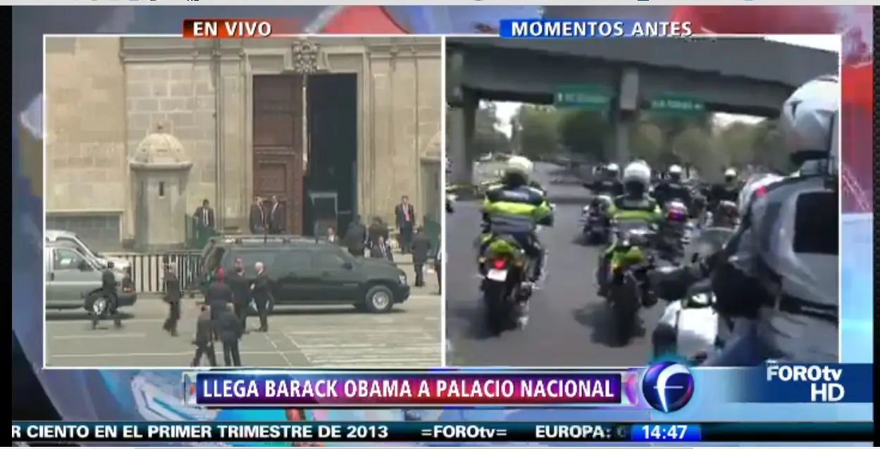 visita de obama a mexico en vivo