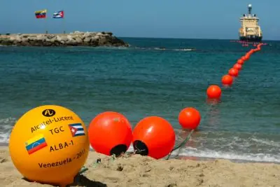 Inició instalación de cable submarino Venezuela-Cuba