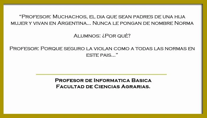 La UNL anda diciendo.