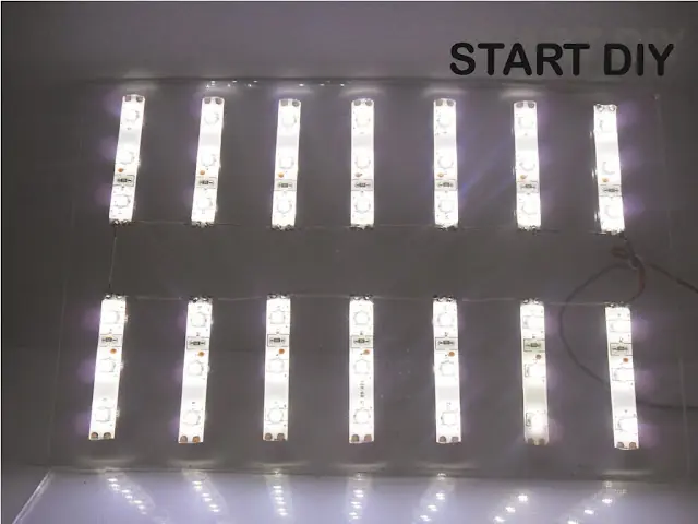 Panel de leds a 120 volt, sin transformador