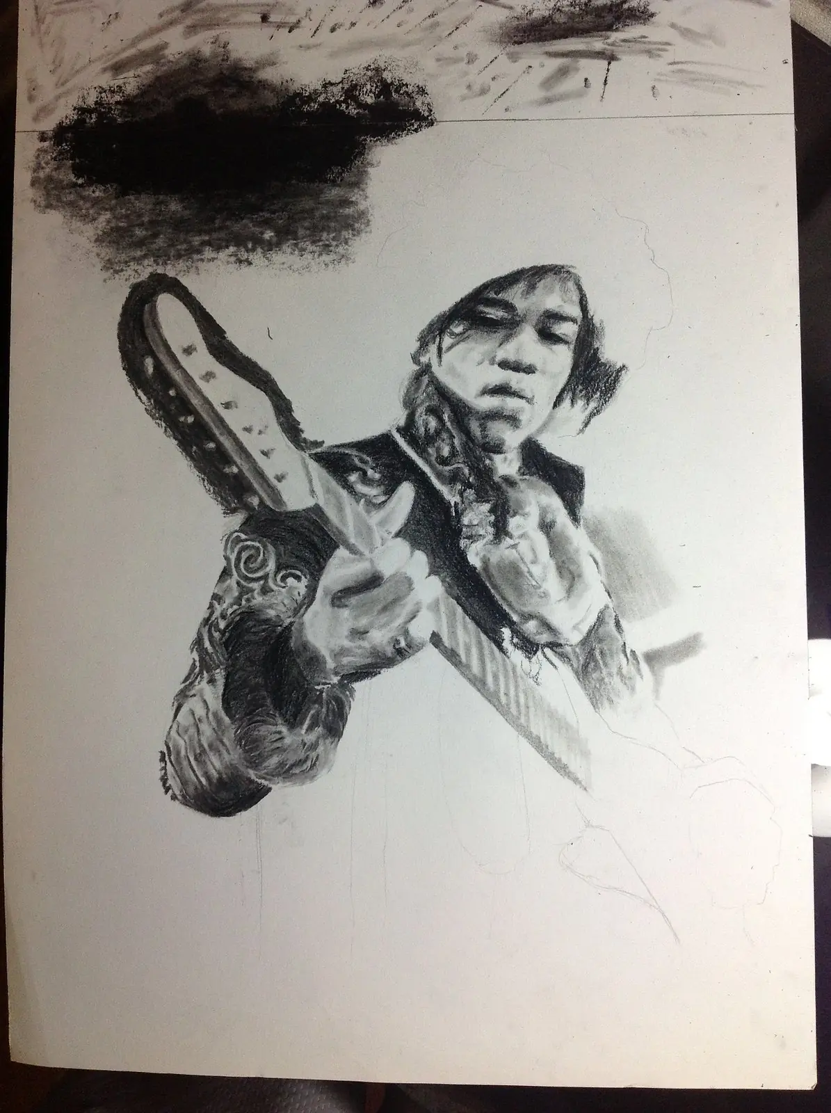 Dibujo Jimi Hendrix