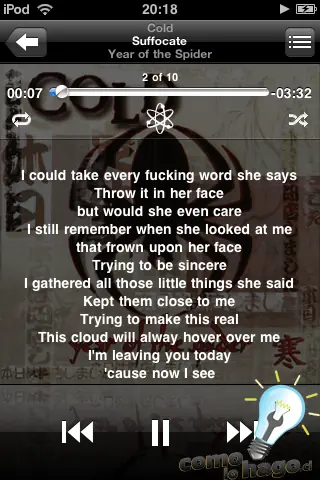 Iphone, Cómo poner Letras a tus canciones