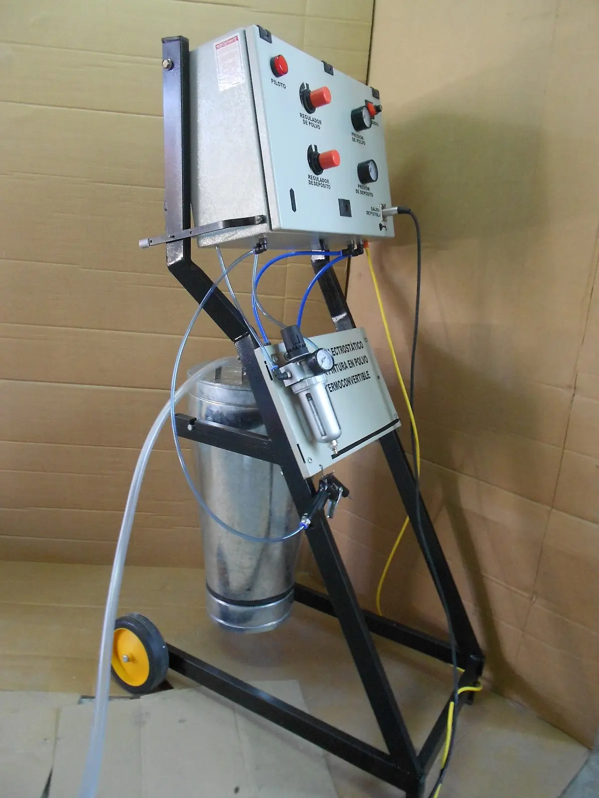 equipo electrostatico para pintura en polvo termoconvertible