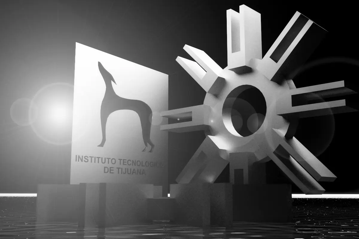 render blanco y negro
