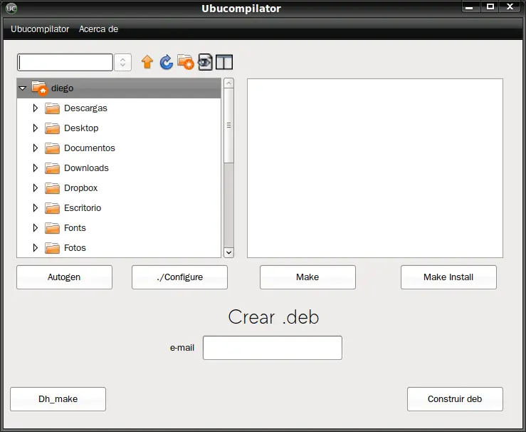Programa open source para crear instaladores .DEB