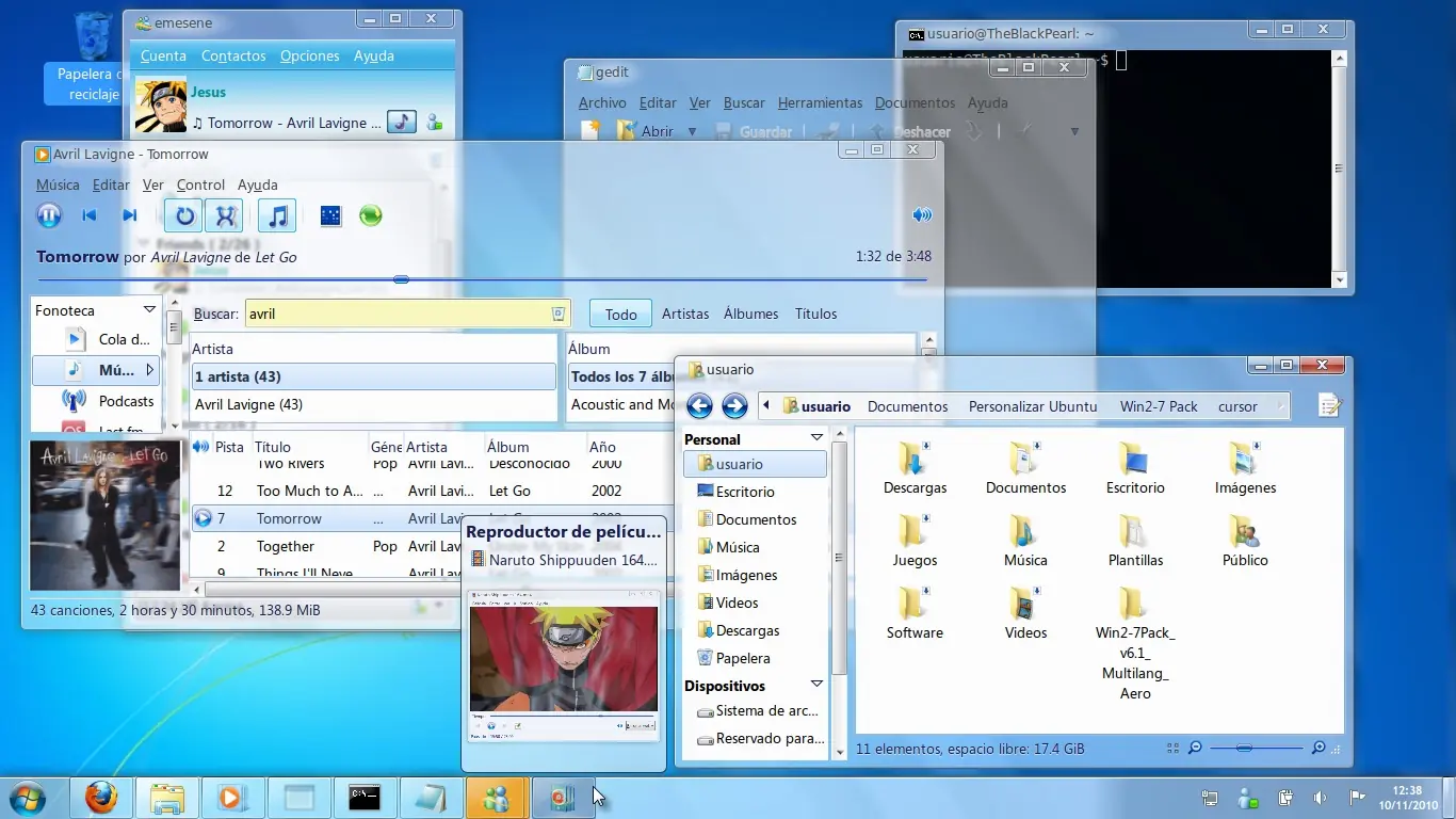 Convertir Ubuntu en Windows 7