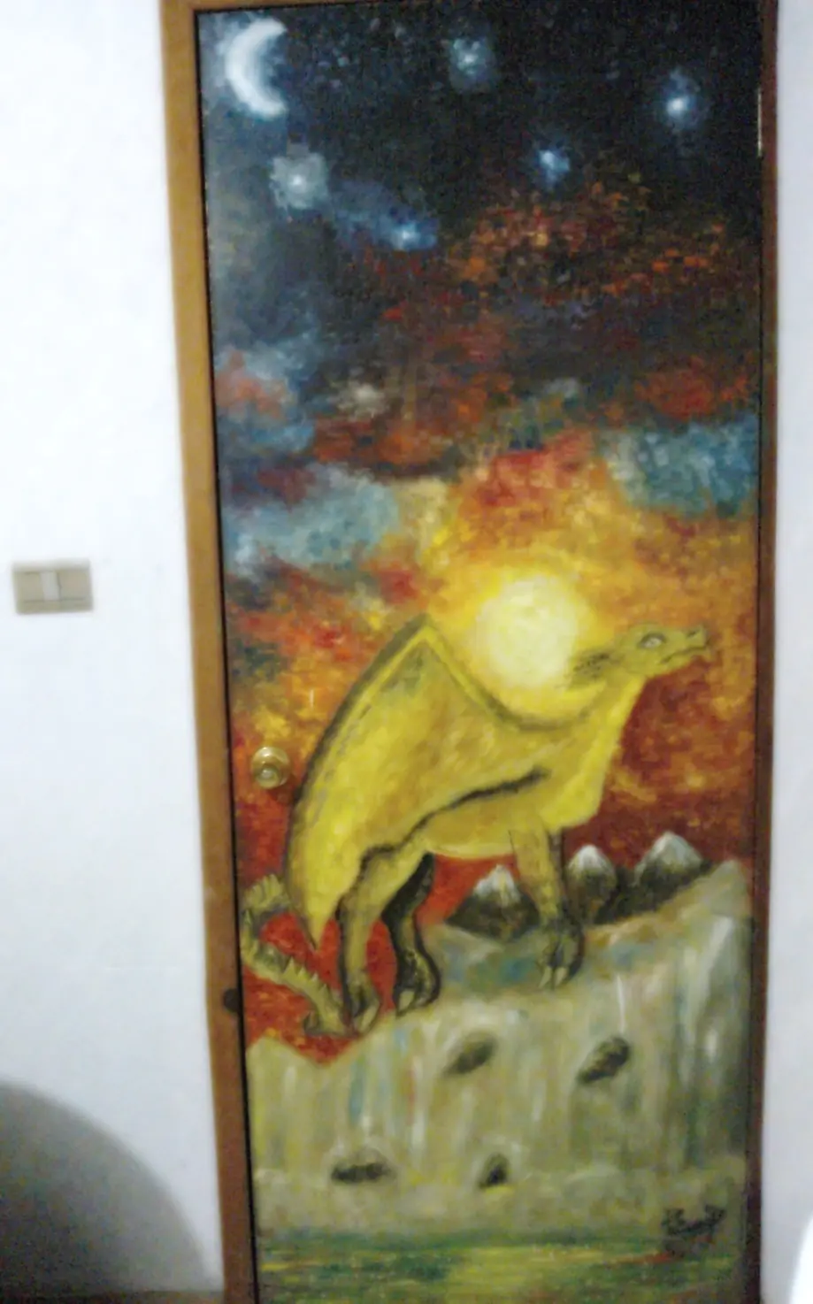 El Dragón de mi puerta: Pintura