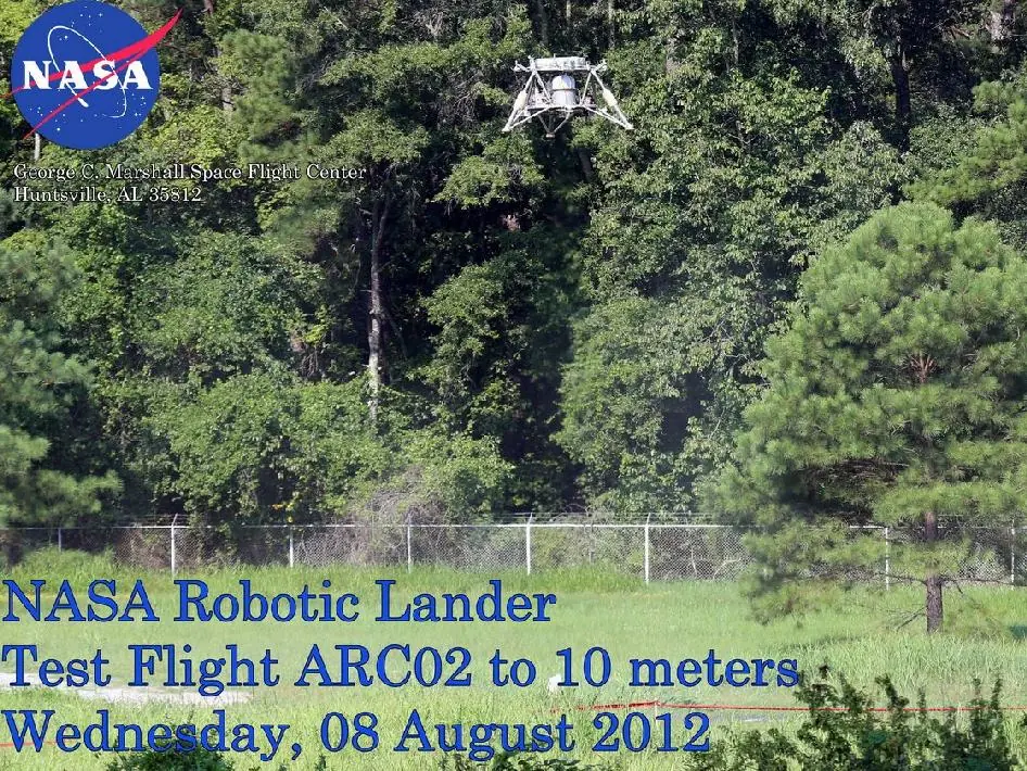 Mighty Eagle Lander prototipo robótico de la NASA