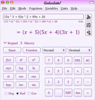 Qalculate!: una calculadora grosa