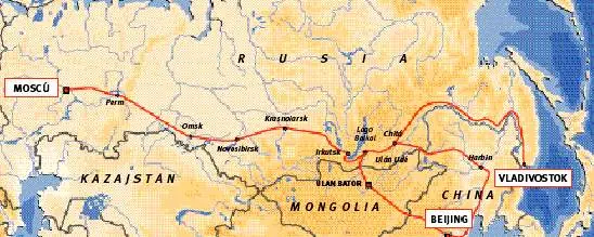 La travesía fantástica del Transiberiano