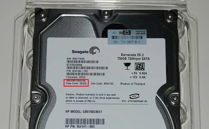 Como convertir el DATE CODE de discos Seagate a fecha real