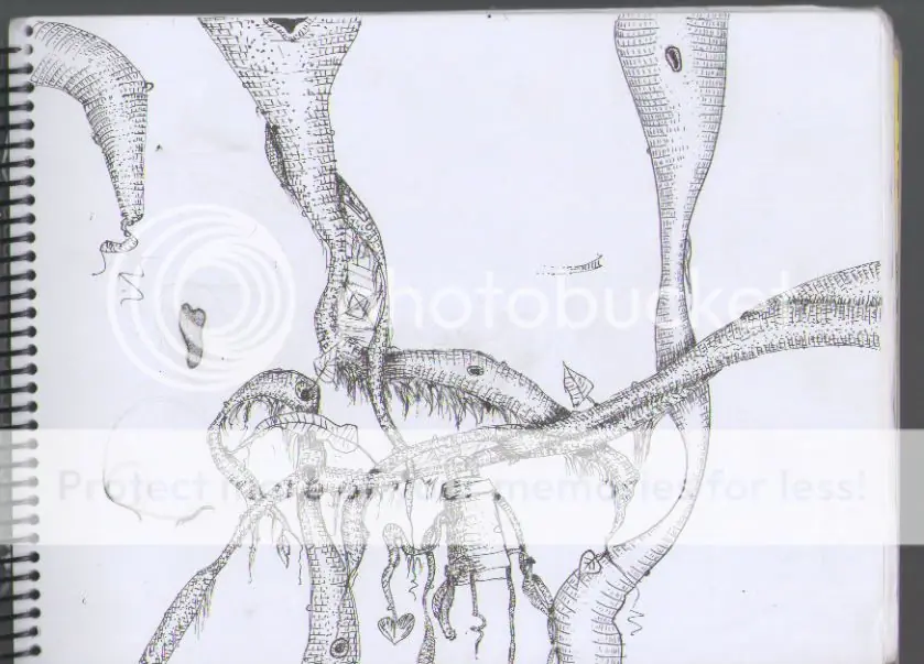 Tecnica mixta, acuarela,esfero,pinturas