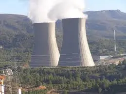 a las piñas por una planta nuclear