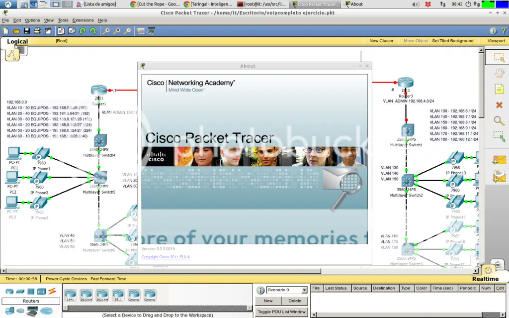 Packet Tracer V.5.3.3