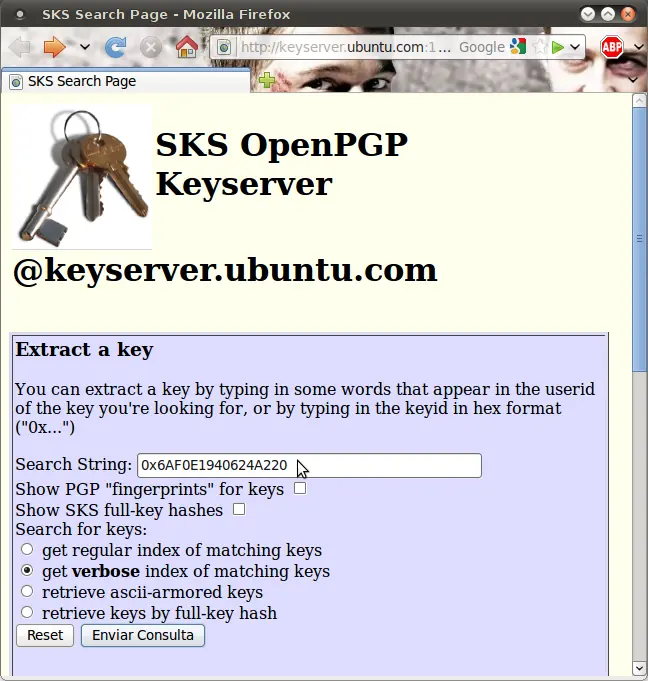 Solución GPG EROR: NO_PUBKEY al actualizar repositorios