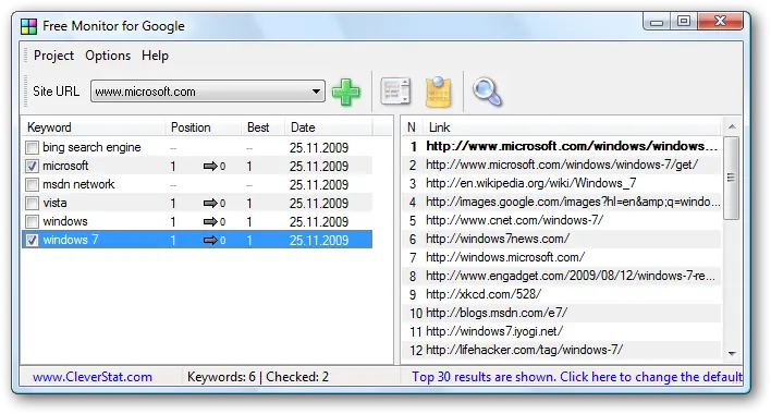Linta de links o enlaces para mejorar la posicion en google