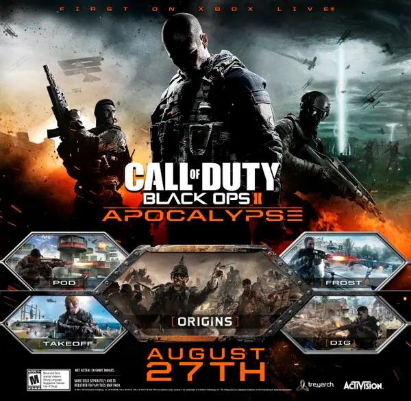 Apocalypse nuevo Pack del BO2 primero en Xbox
