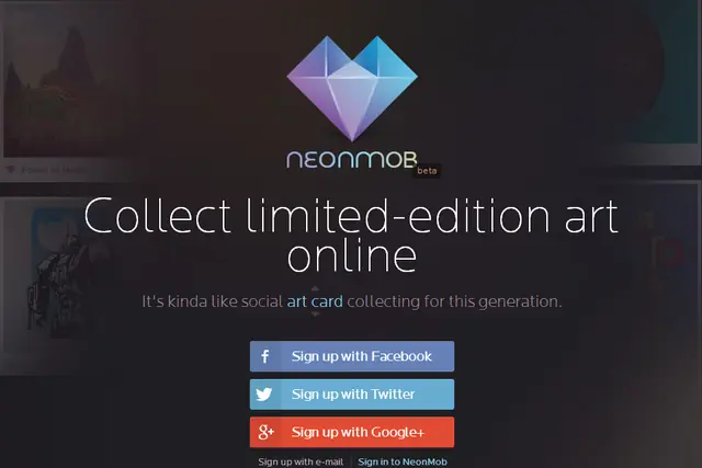 NeonMob Colecciona tarjetas online!