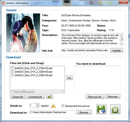 Anime Downloader: Programa para descargar anime