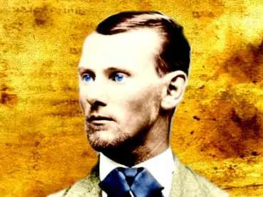 Jesse James, el pistolero