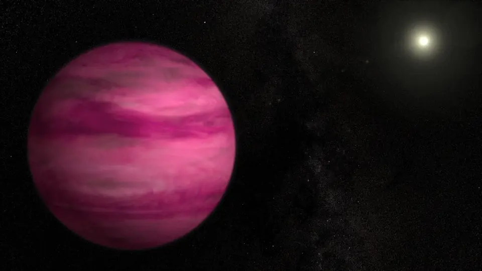 El GJ 504b, el planeta rosado.